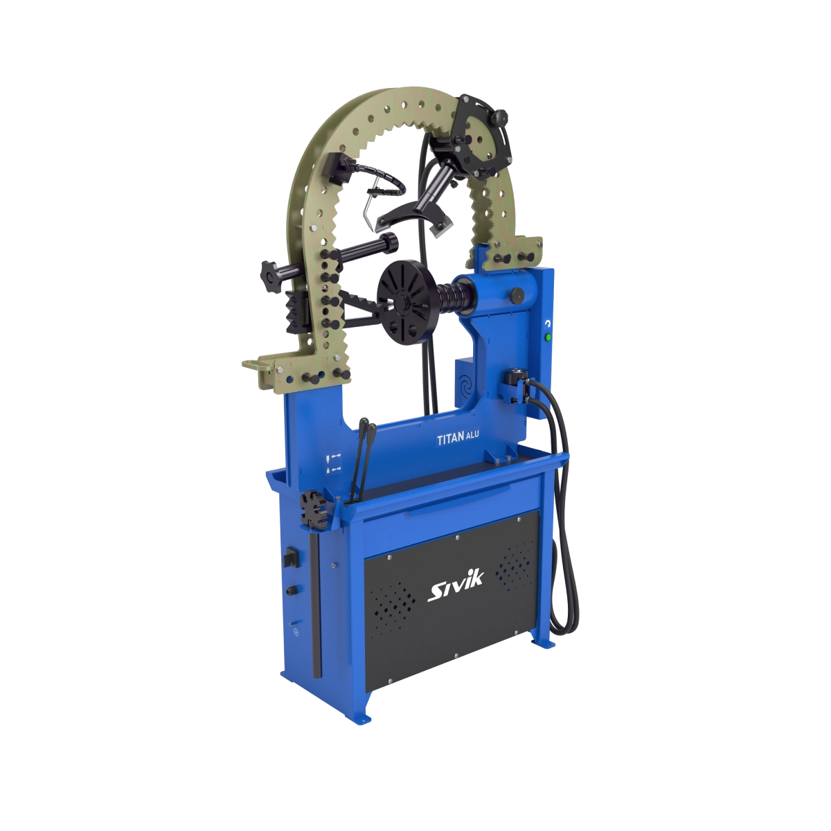 картинка Стенд для правки автомобильных дисков Титан ALU Компакт с электроприводом Sivik