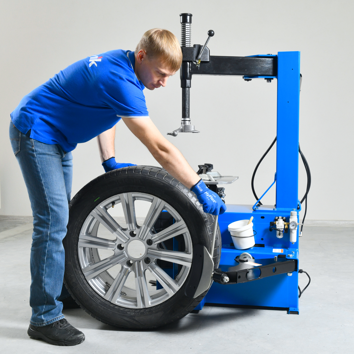 Работа с большими и широкими колесами